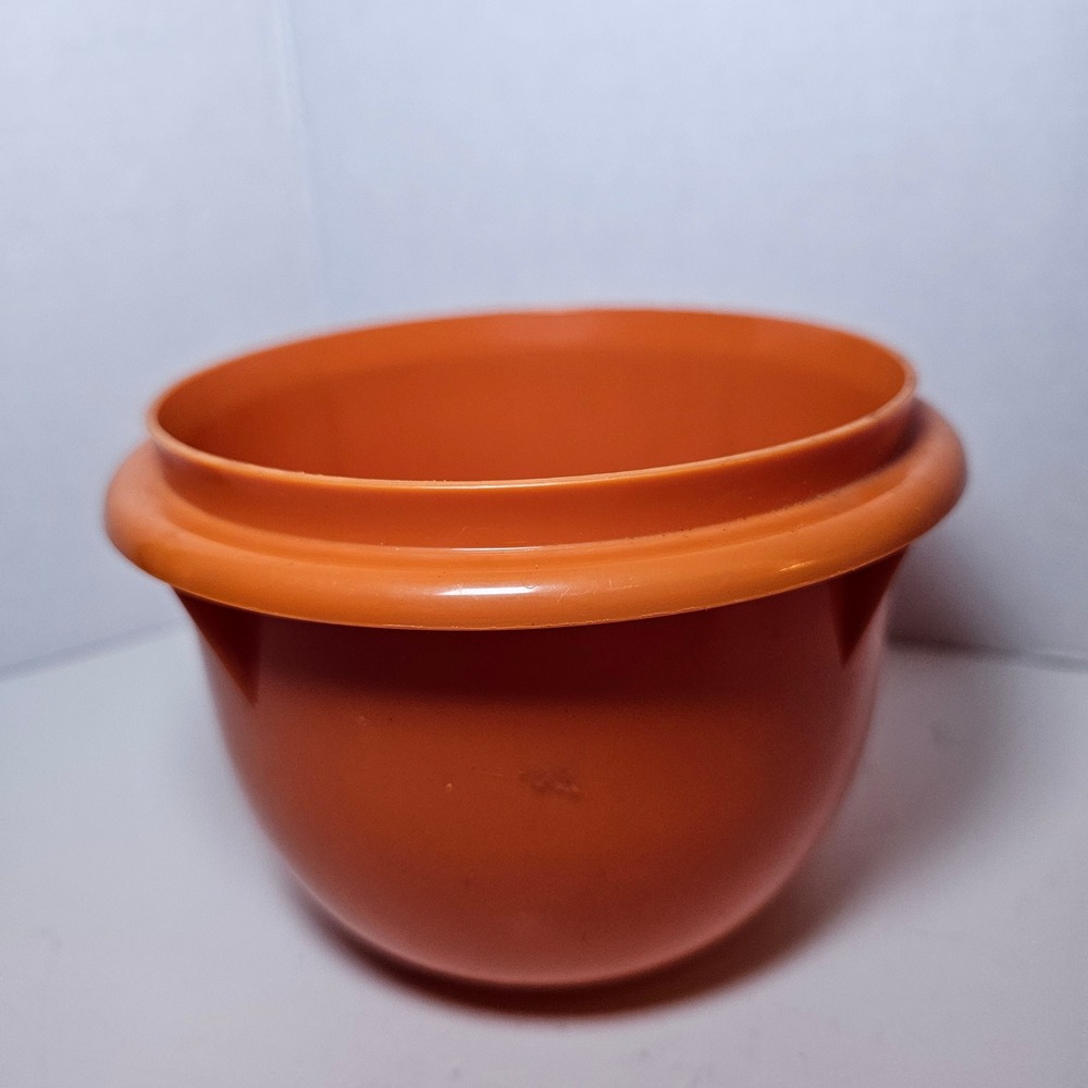 Vintage Tupperware‎ Orange Sunburst Bowl Model 886 270 Made USA